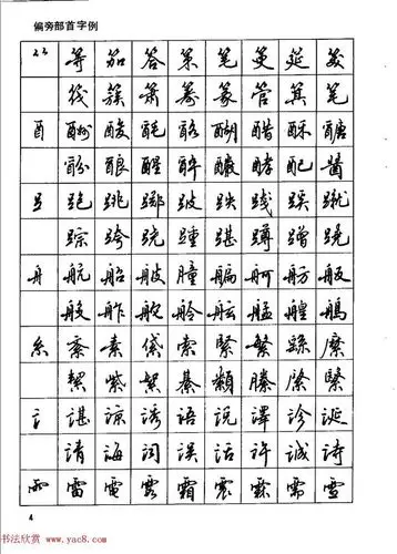 田英章硬笔书法字帖《钢笔行书实用技法字帖》