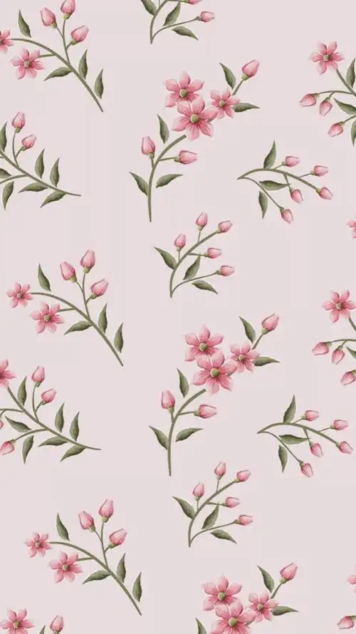 小清新的平铺小碎花