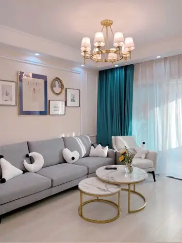 以北欧风 轻奢风格装修,没有丢掉美式的舒适和休闲,所以看起来很舒服