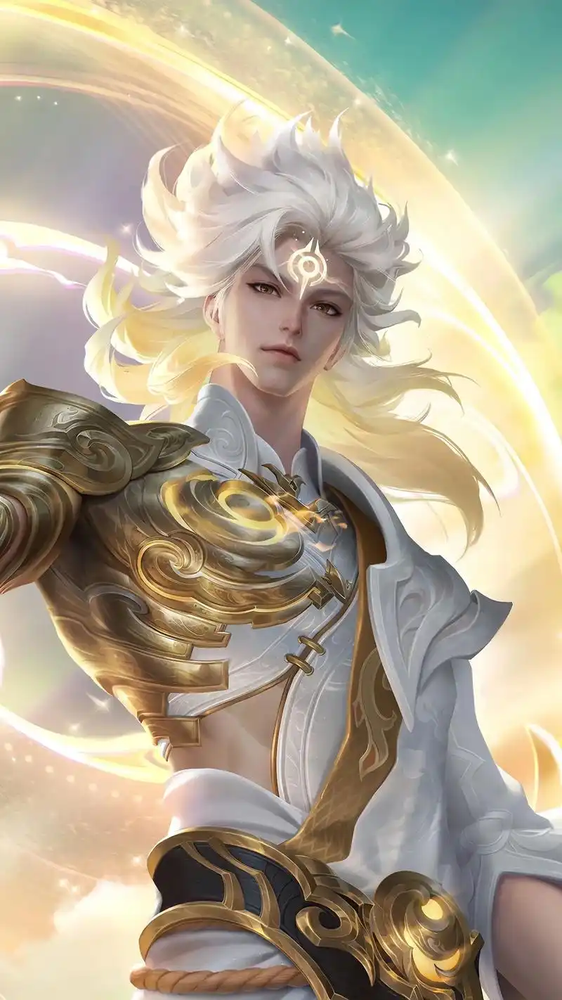 王者李白全新皮肤碎月剑心海报