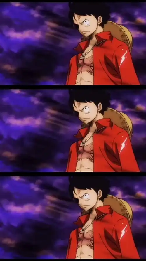 动漫#路飞的霸王色是这样展现的