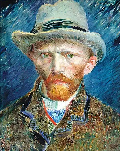 梵高自画像油画,每一幅都值得细细品味︱艺术名画