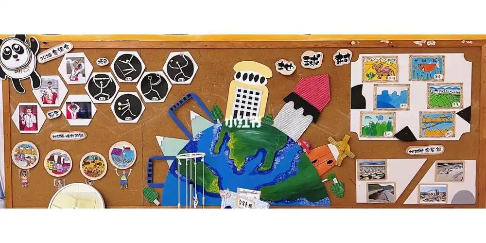 大班主题墙地球村神奇的大自然