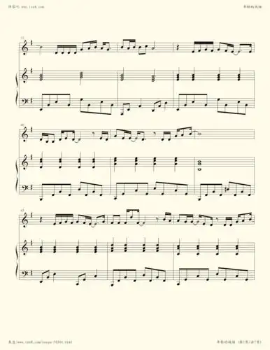 钢琴谱:年轻的战场(伴奏谱)