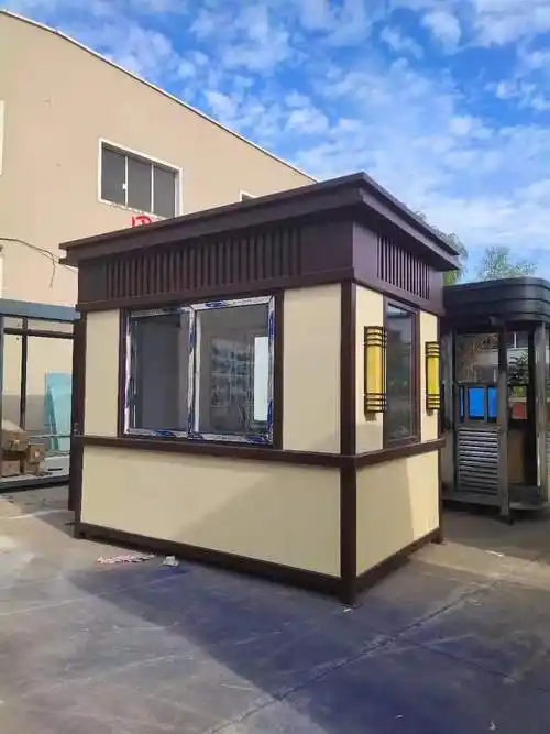 沈阳企业单位岗亭保安亭活动房现场量尺定制款式齐全