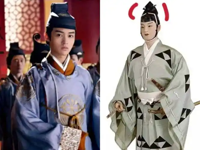 皇后穿和服,大臣戴天皇头冠,全员都变倭_日本_中国_服饰