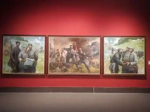 杭师大多件美术作品精彩亮相建党百年重大主题展