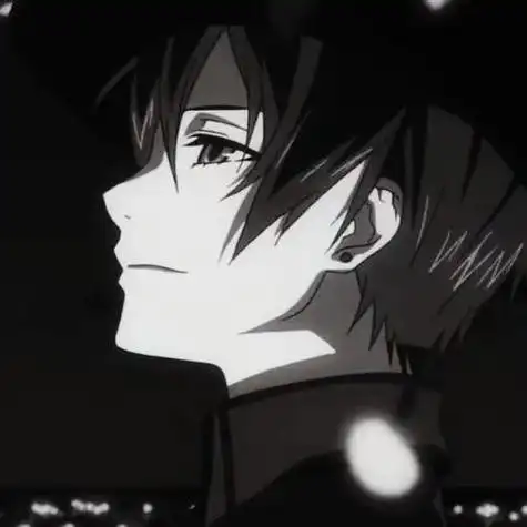 男生动漫头像黑色巅峰2300专用