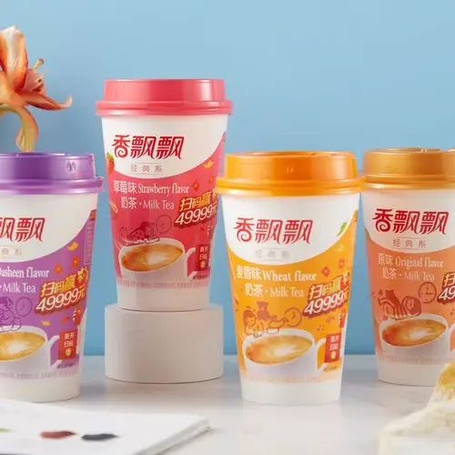 奶茶香飘飘80g3杯经典小时候味道冲泡alyp杯装奶茶