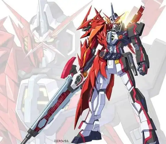 四位假面骑士的高达形态圣刃三位骑士很帅气