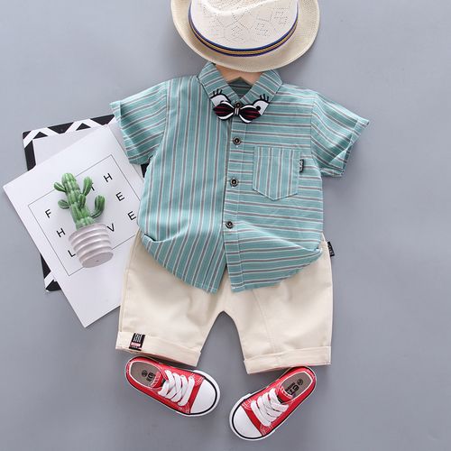 男童装夏装婴儿童套装春1周岁半2到3岁多男宝宝小孩4男孩衣服短袖