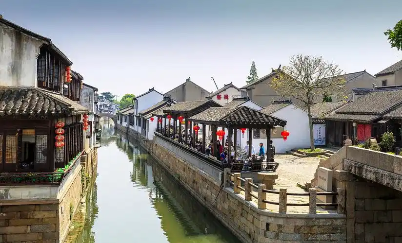 我在甪直古镇,看夏天的风吹过