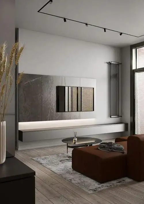 客厅背景墙装修效果图2022新款(简单又好看的电视背景墙)