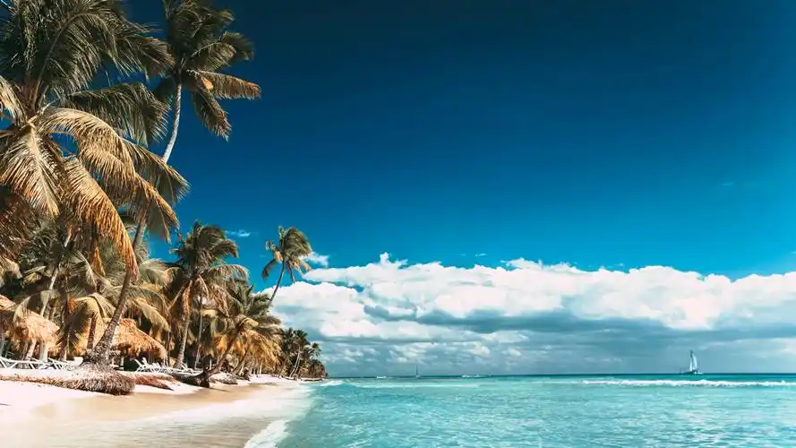 蓝色沙滩摄影调色lr预设