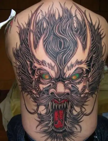 邪龙纹身的含义