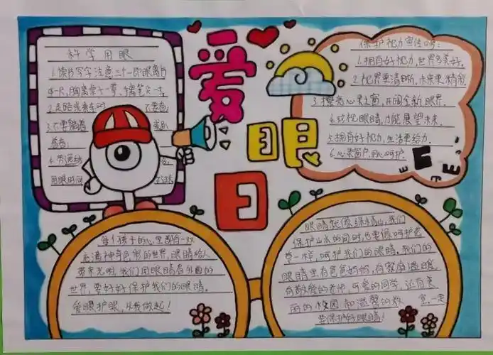 全国爱眼日手抄报内容