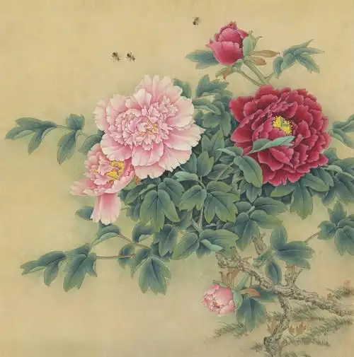 【白描底稿】工笔画花鸟纯手勾熟宣纸可直接上色国画(非成品)