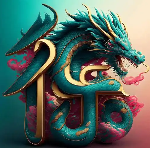 ai 龙元素,超美姓氏图,你微信头像高大上了