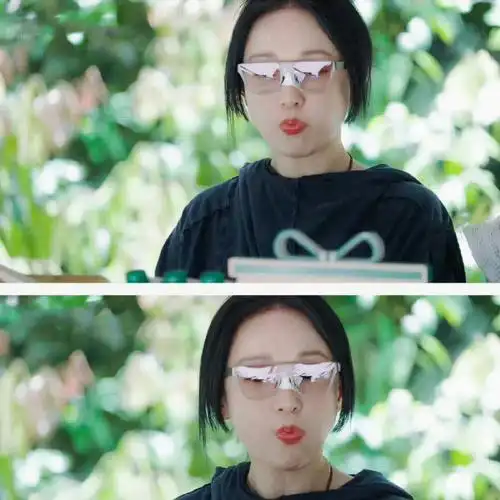 周迅戴眼镜垫纸的原因