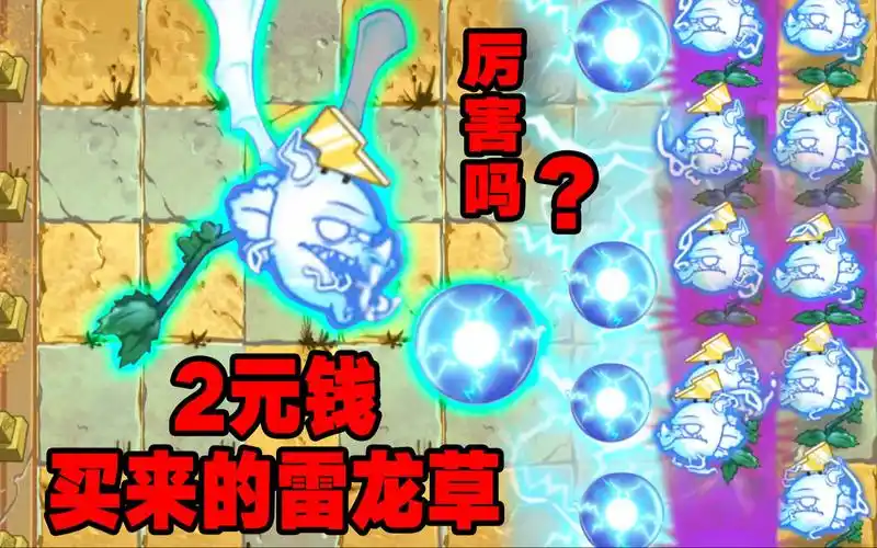 pvz2:雷龙草怎么得?拓维:2元给你!