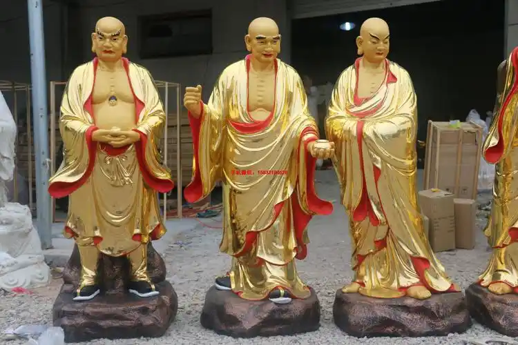 十八罗汉铜佛像