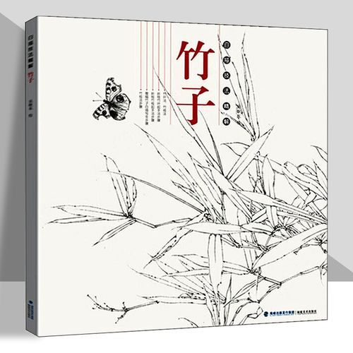 白描技法精解 竹子 中国画花卉白描工笔画技法初学者入门临摹绘画基础