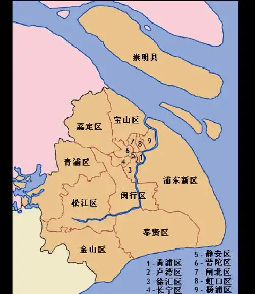 上海行政区划图上海行政区划地图