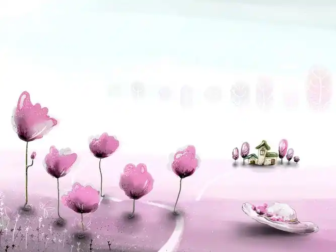 清新淡雅背景大图,风景-回车桌面