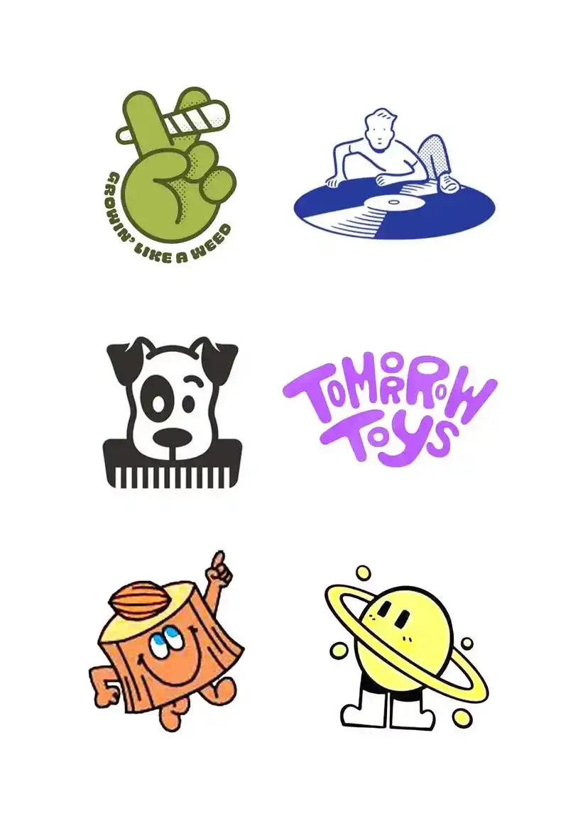 卡通创意手绘logo设计