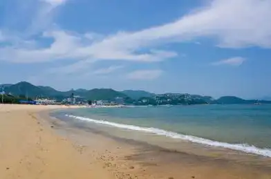 中国深圳大梅沙海景沙滩景区