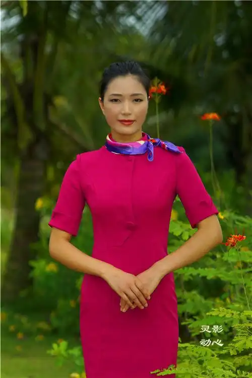 海南民航形象大使---从在校准"空姐"选拔