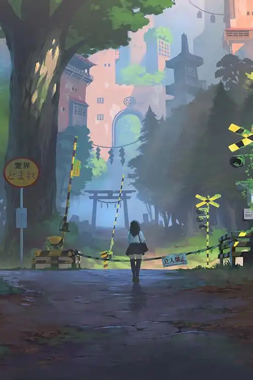 唯美动漫场景二次元手机壁纸图片