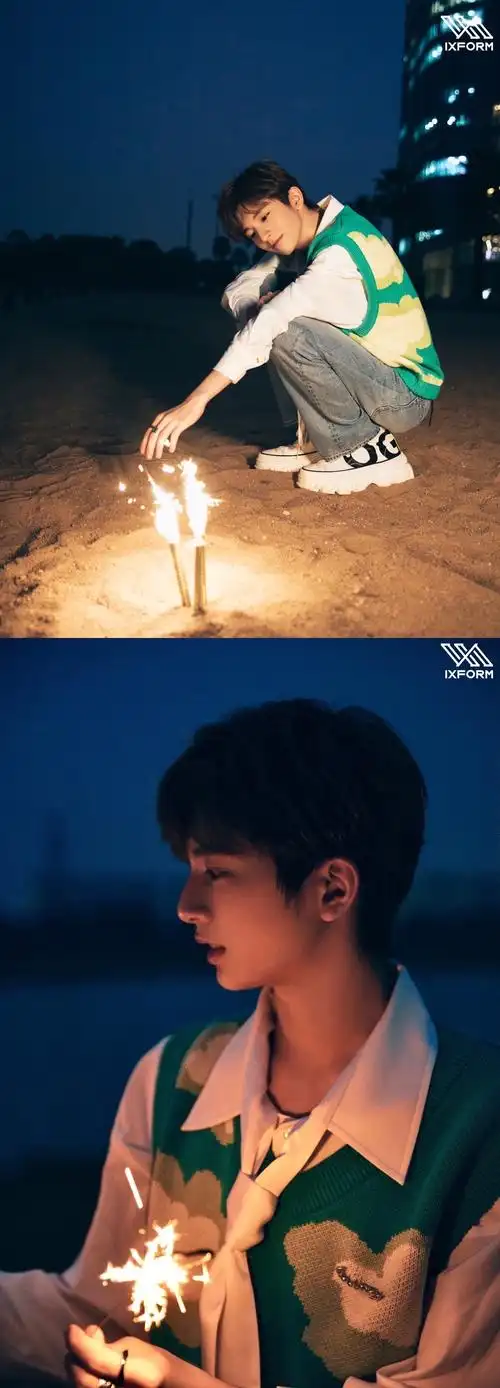 冬日烟火棒和会动的帅哥刘冠佑7876