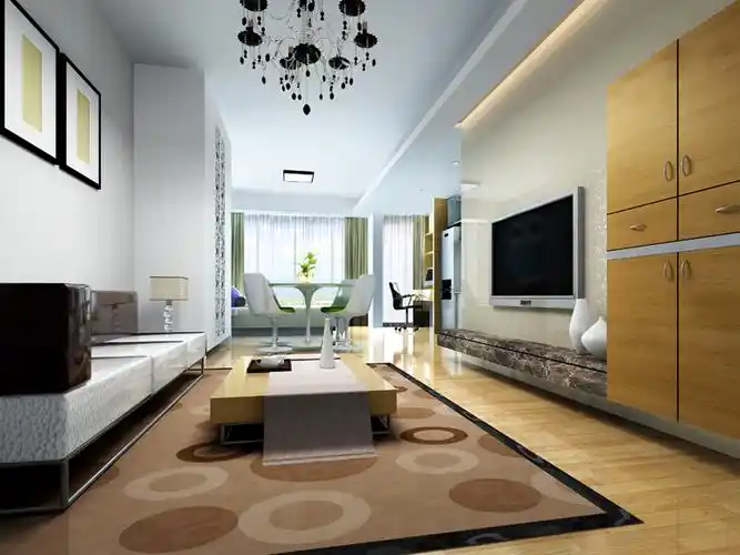 38㎡现代简约装修案例_效果图_土巴兔装修网