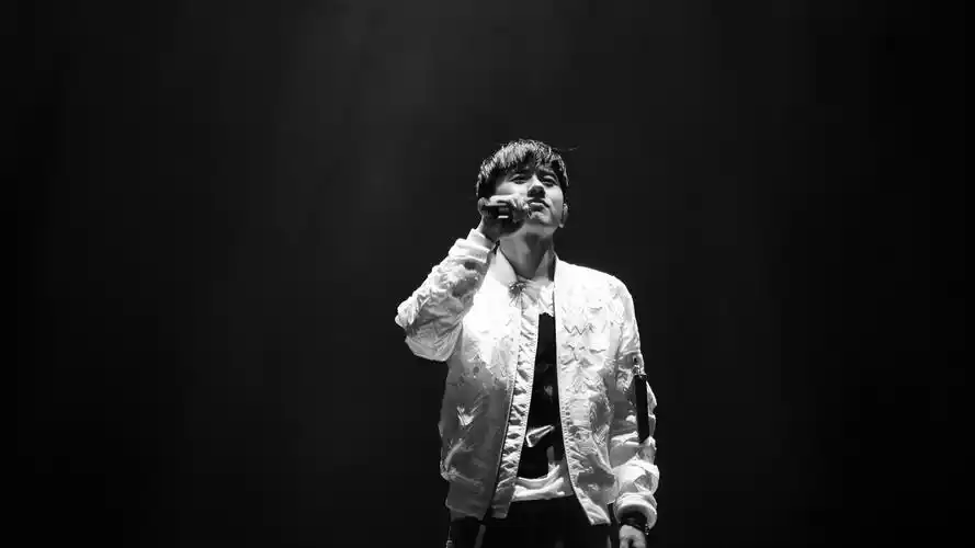 张杰 黑白 演唱会 明星风尚壁纸(明星静态壁纸) - 静态壁纸下载 - 元