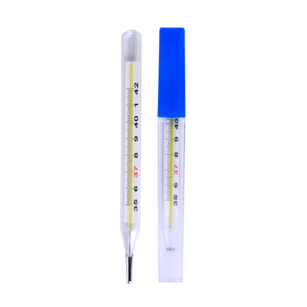 大刻度水银体温计温度表家用宝宝玻璃儿童婴儿腋下口腔大号探热针
