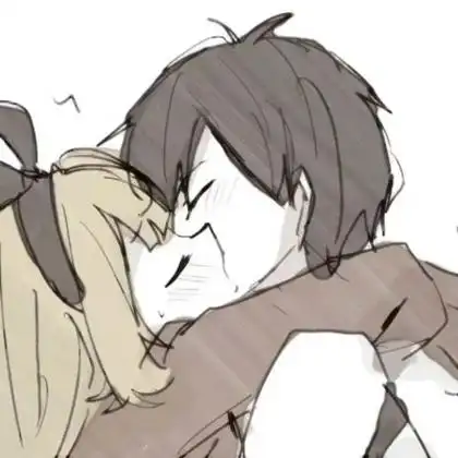 甜蜜情侣头像一人一半可爱动漫高清图片