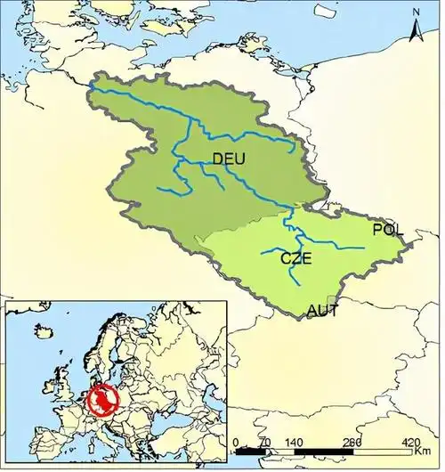 德国/捷克elbe易北河流域