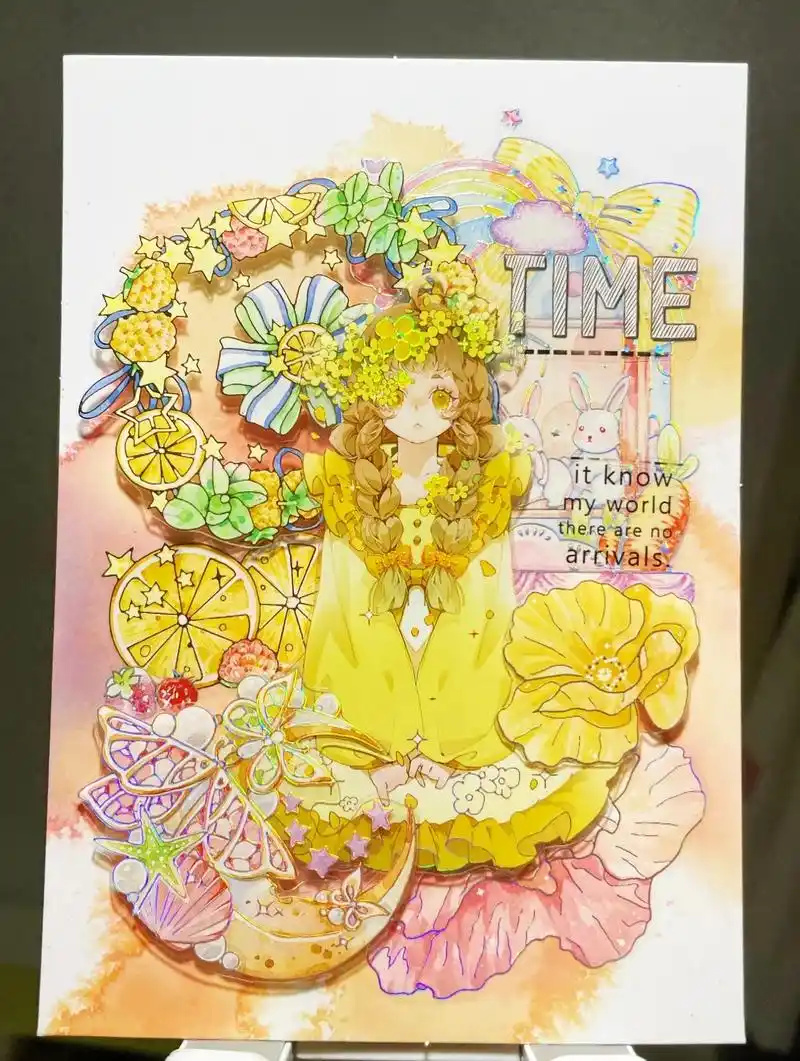 刺猬家 花仙录拼贴卡作业.@文具二当家 @刺猬家手帐工作室  - 抖音