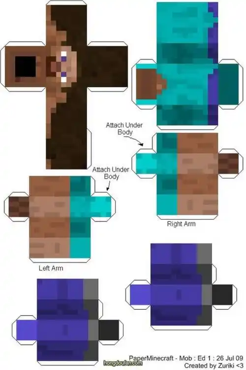 游戏,礼物盒子,立体动物,立体手工,立体手工制作,纸张,纸模,纸模图纸