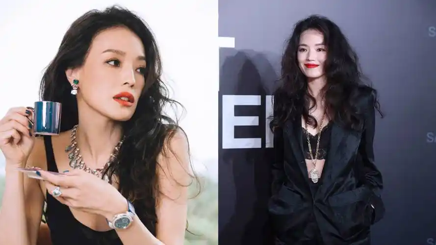 舒淇是一位有着方脸的女星,她的发型经常变换,但是最经典的还是她的大