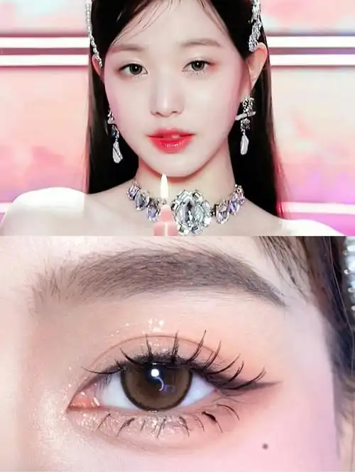 张元英仿妆丨韩系甜妹女团眼妆无辜低妆感