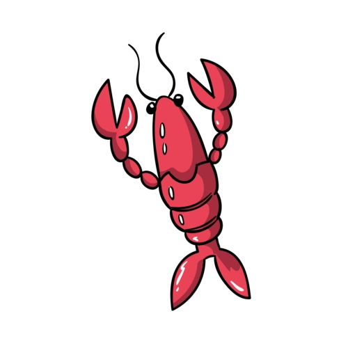 麻辣蒜蓉小龙虾烧烤美味字体设计