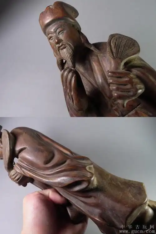 绝对包老清代寿山小田黄圆雕麒麟罗汉大印章摆件