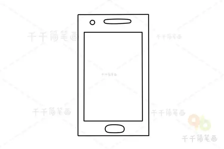 手机简笔画生活必备