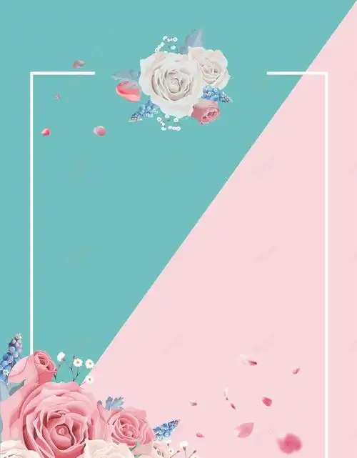 初夏夏季特惠简洁清新海报背景模板矢量图