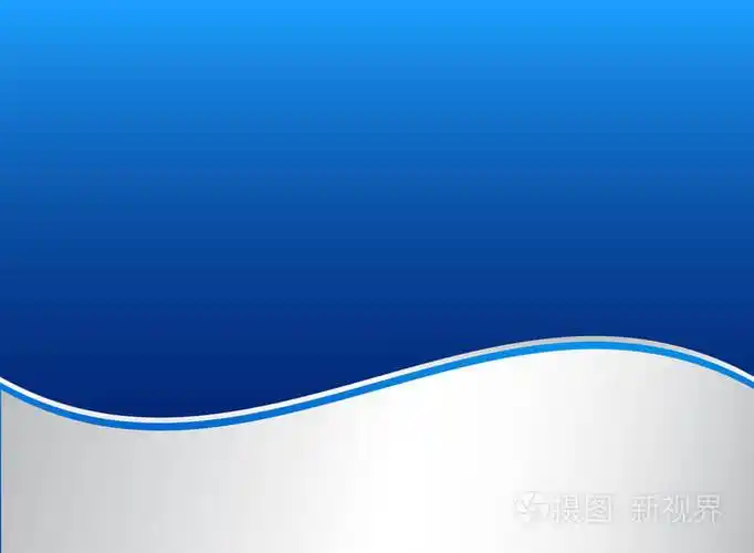 抽象条纹波浪线图蓝色和白色渐变颜色