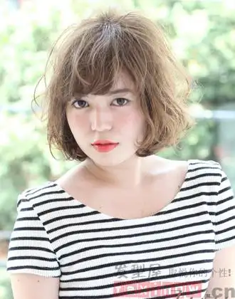 短发发型精选|自然卷适合的短发型 自然时尚美腻