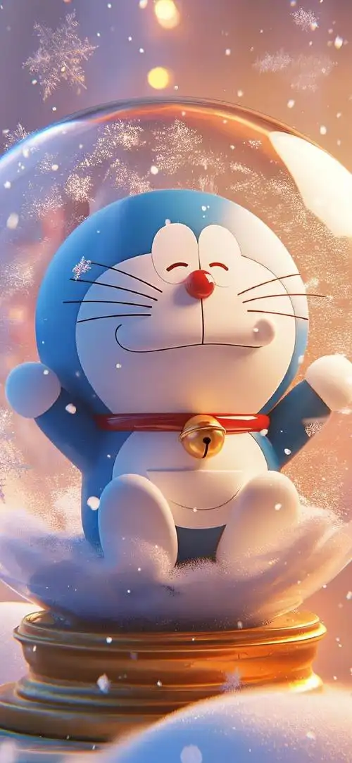 哆啦a梦 蓝胖子壁纸#手机壁纸
