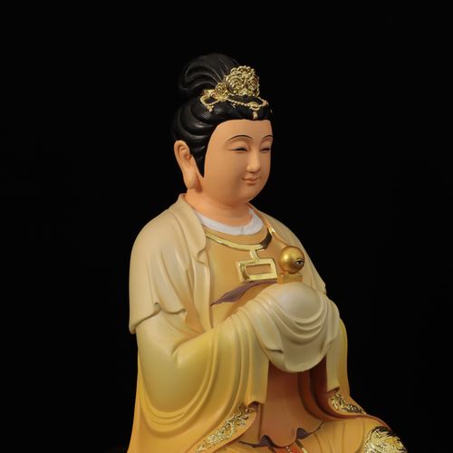 眼光娘娘佛像奶奶树脂16寸泰山圣母中式居家装饰摆件